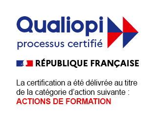 Qualiopi, processus certifié, la certification a été délivrée au titre
de la catégorie d’action suivante : ACTIONS DE FORMATION